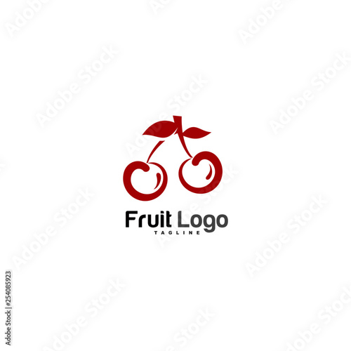 Fruits logo design Vector