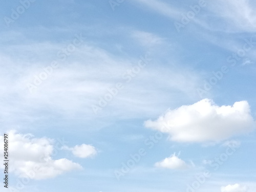 blue sky with white clouds © Samurai Ignoto