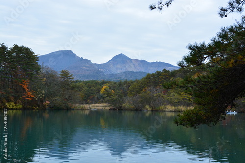 福島県の五色沼の景観