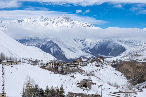 Himalaya Snow Covered Mountain Landscape © World Travel Photos