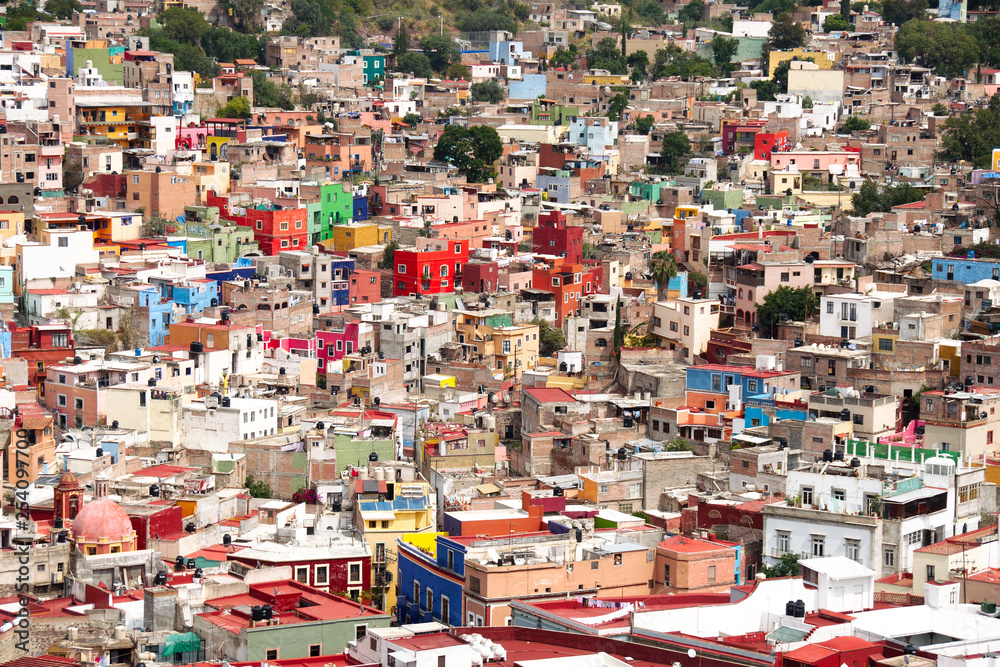 View of Guanajuato City, Mexico
