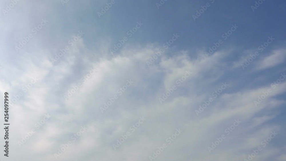 Cloud time lapse with copy space on bright day. Cloud time lapse with copy space on bright day.