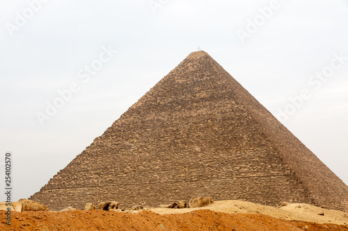 Great pyramids in Giza