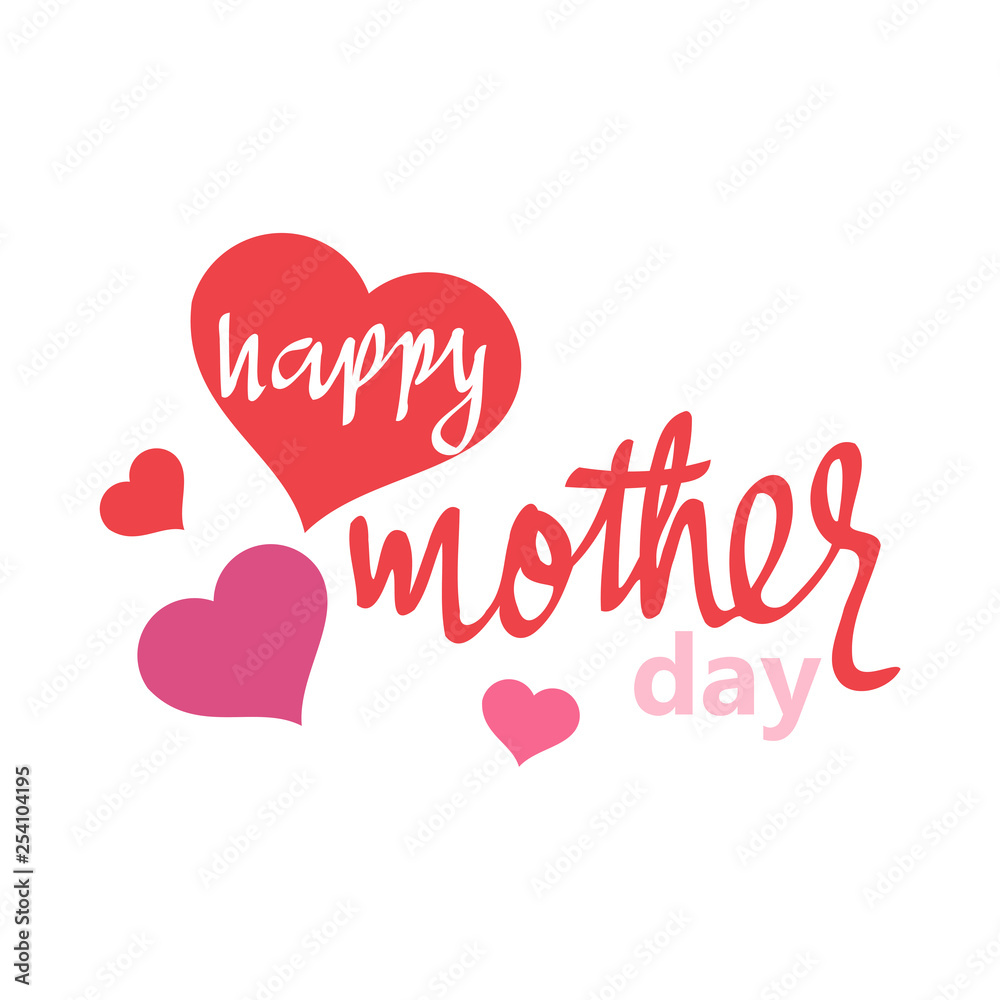 Happy Mother Day Message with Hearts