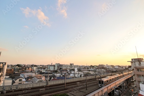 townscape, skyscape, town, sky