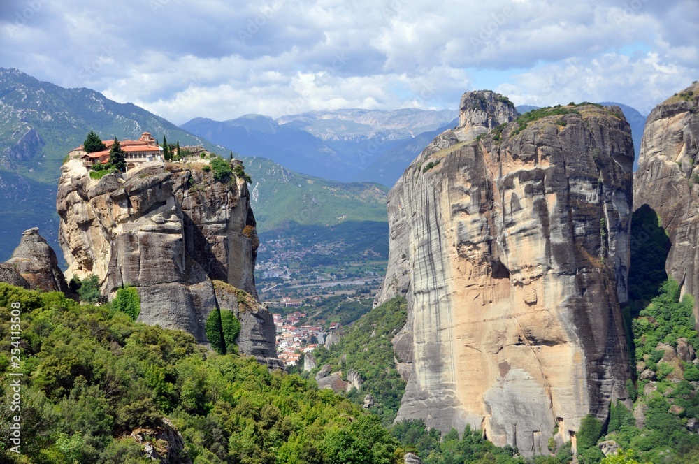 Greek Meteora rocks Greek Meteora rocks