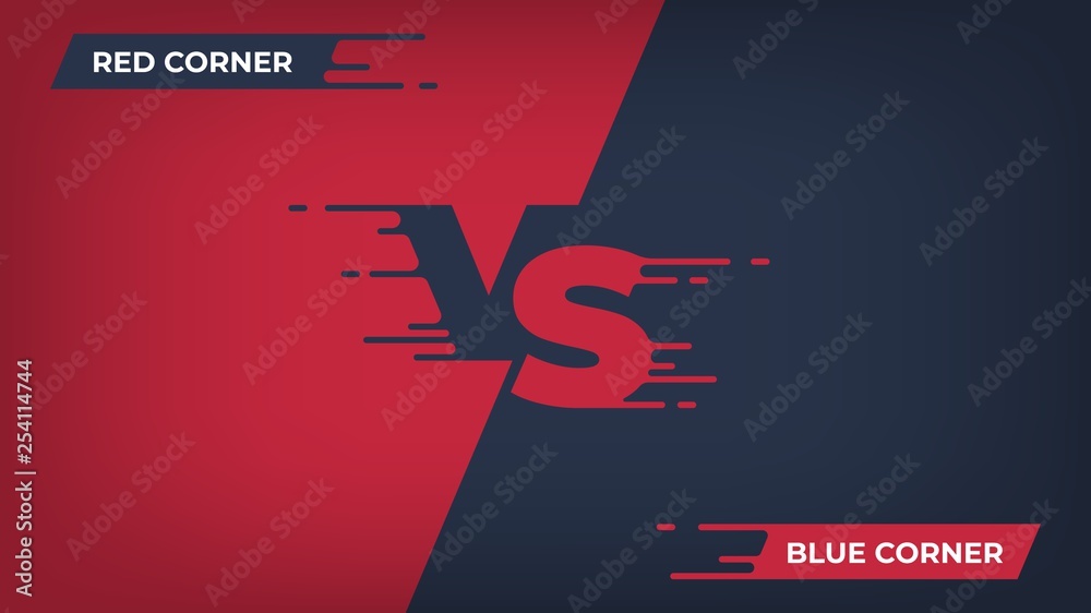 Premium Vector  Versus background vs battle team fight vector template