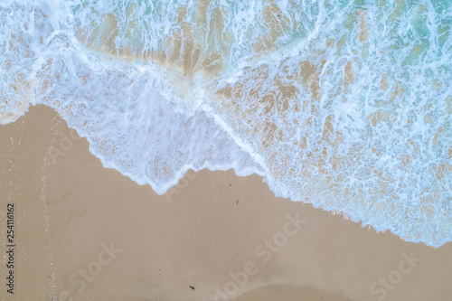 Sea wave snad beach summer background