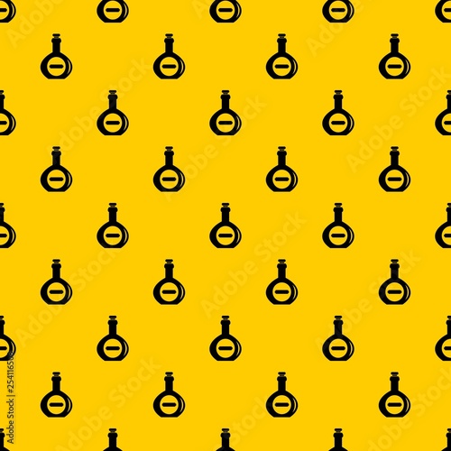 Bellied bottle pattern seamless vector repeat geometric yellow for any design