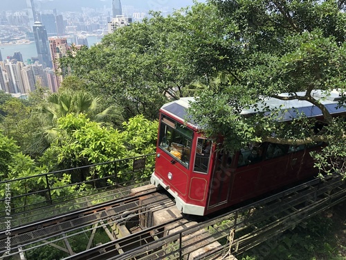 train on the bridge hong kong