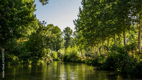 Marais Poitevin, Venise verte, Nouvelle-Aquitaine, France. photo