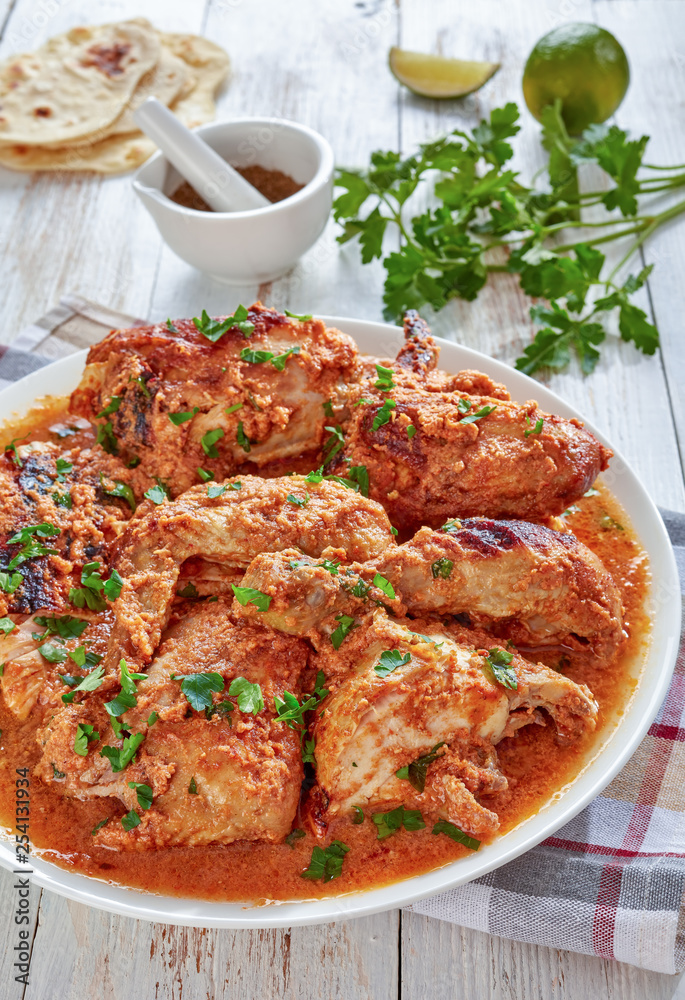 chargrilled Chicken stewed in Coconut milk gravy chargrilled Chicken stewed in Coconut milk gravy