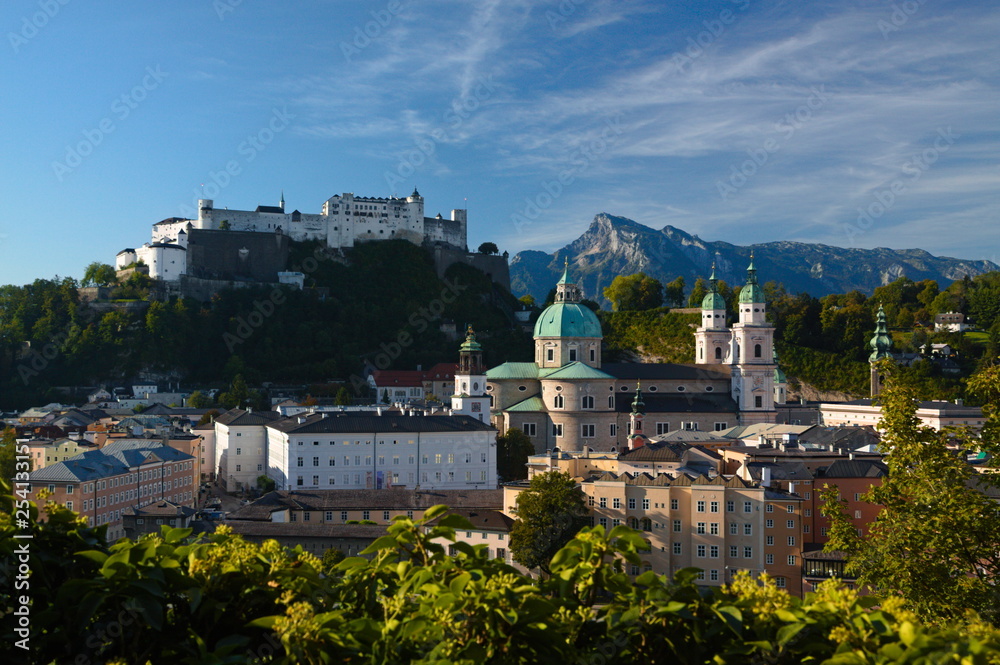 Obraz premium Stadtpanorama von Salzburg