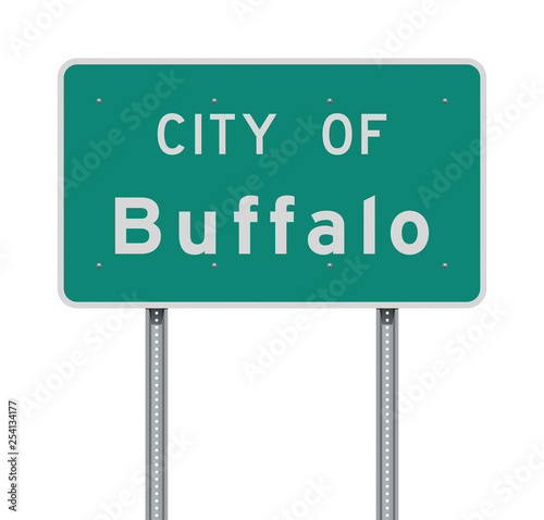 City of Buffalo road sign