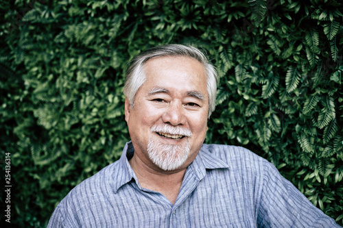 Portrait of Senior Man smiling