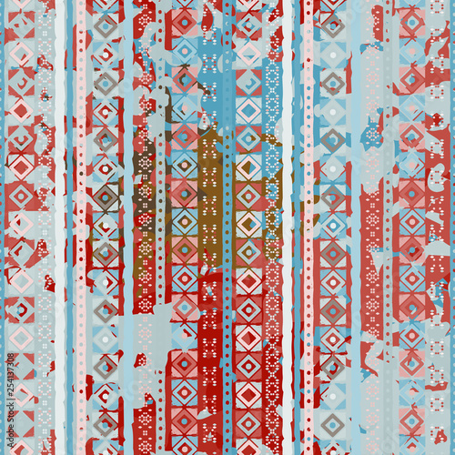 Ethnic boho seamless pattern