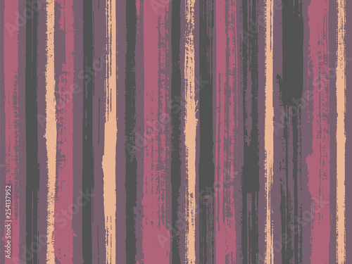 Sloopy gouache vertical lines vector pattern.