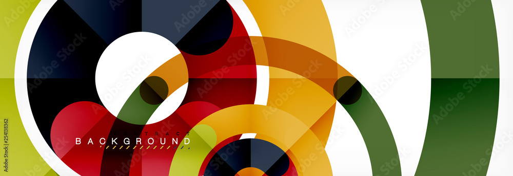 Line design circles abstract background Line design circles abstract background