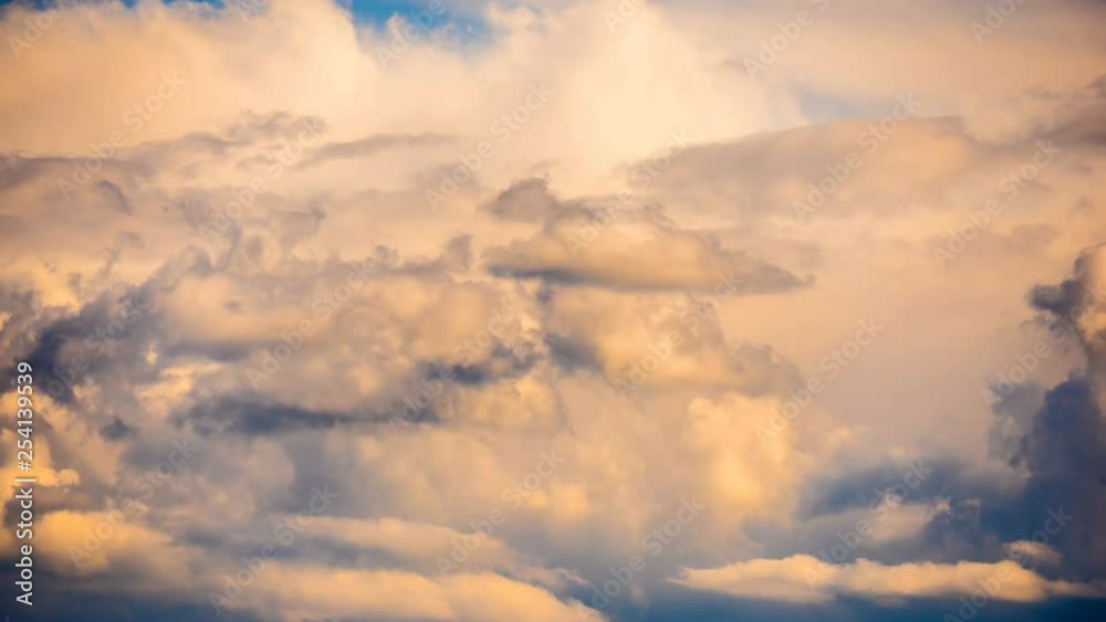 Cloudscape sunset background time lapse. Cloudscape sunset background time lapse.