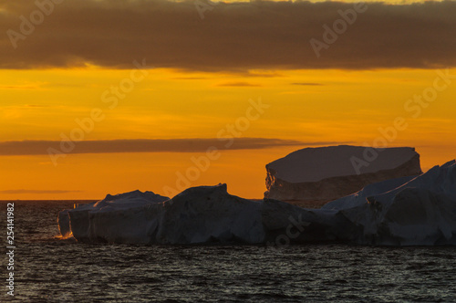 Sunset over the Weddell Sea