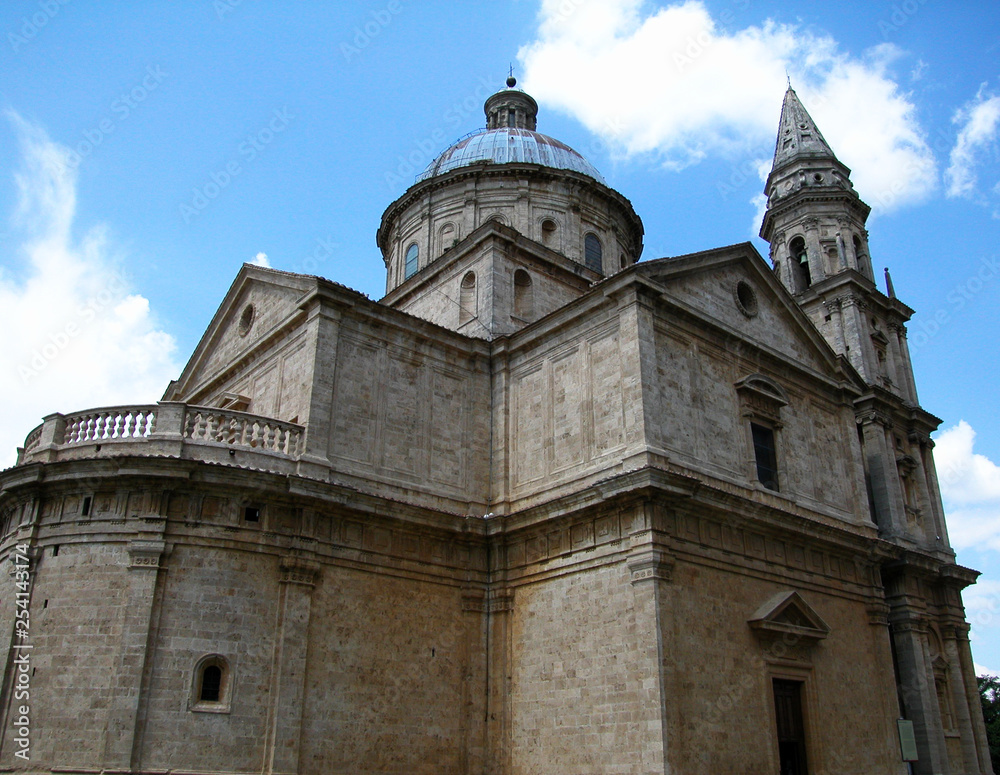 Basilica of Madonna di San Biagio in Montepulciano, Tuscany, Italy Basilica of Madonna di San Biagio in Montepulciano, Tuscany, Italy