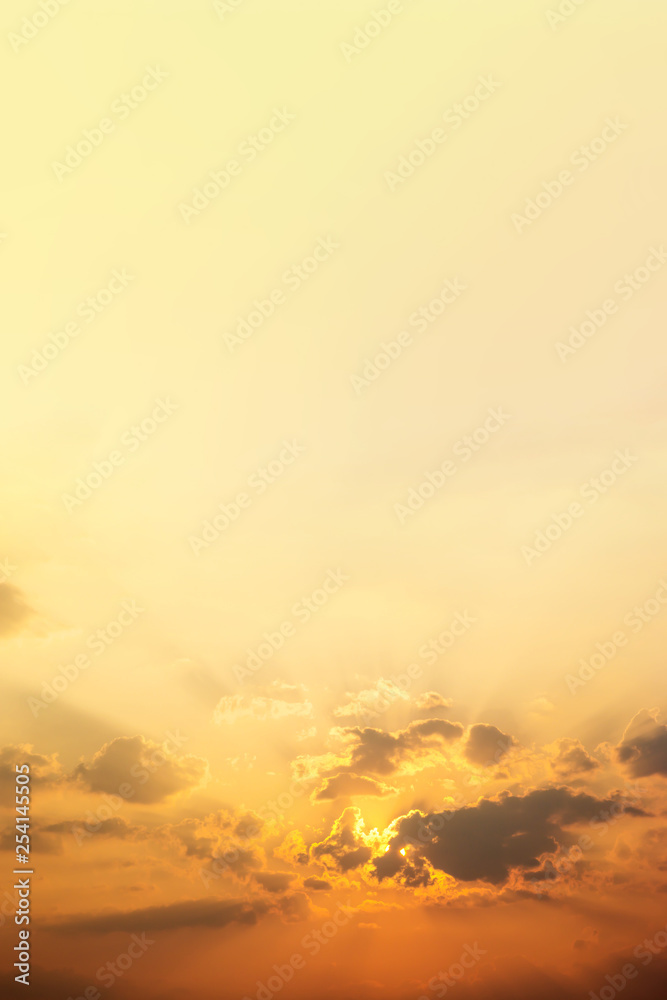Beautiful sky with sunset natural background. Beautiful sky with sunset natural background.