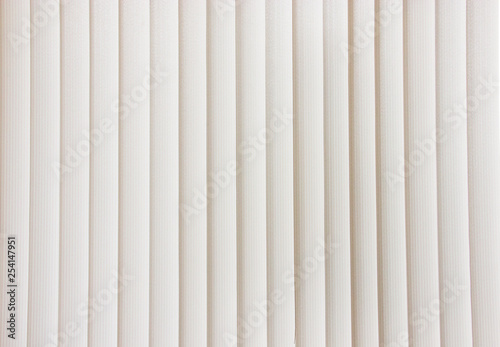 Office vertical blinds a white color for window background