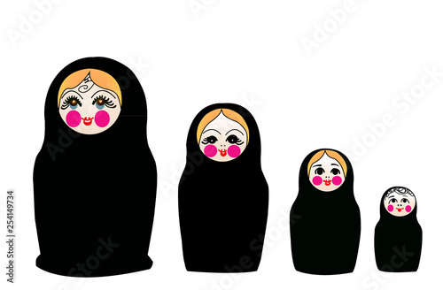 matrioshka in chador