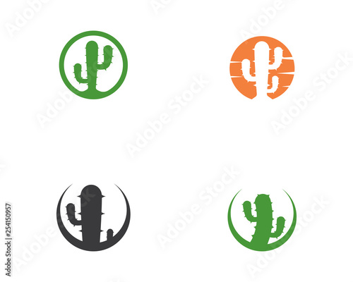 Free Download Cactus Logo template vector icon illustration design - GFXLoad