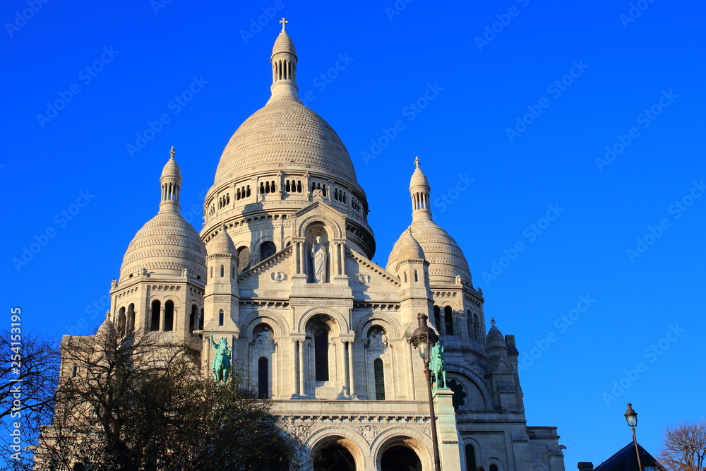 Basilica of Sacre coeur in Paris, France