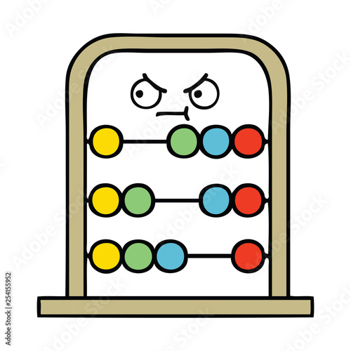 cute cartoon abacus