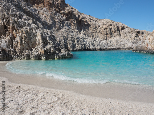 Fototapeta Naklejka Na Ścianę i Meble -  Greece Crete island Seitan limania beach