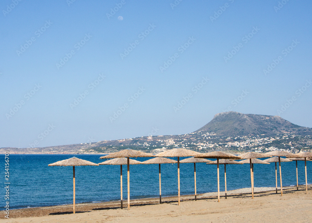 Fototapeta premium Greece Crete island Almirida beach