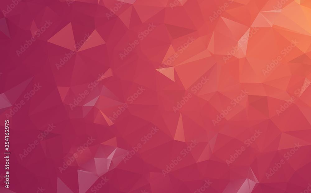 Red White Polygonal Mosaic Background, Vector illustration, Creative Business Design Templates