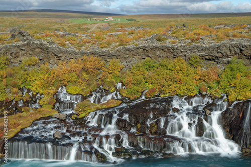 Herbst am Hraunafossar, Island