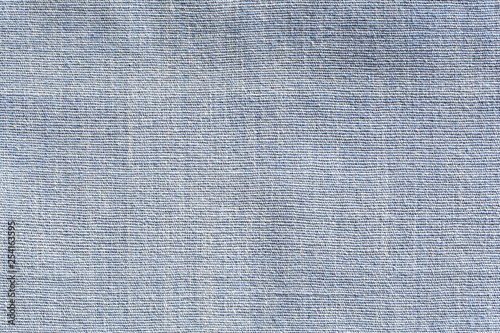 Blue cotton weave fabric texture