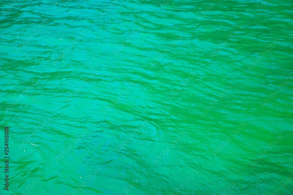 Obraz premium Ocean water background, pure turquoise water texture