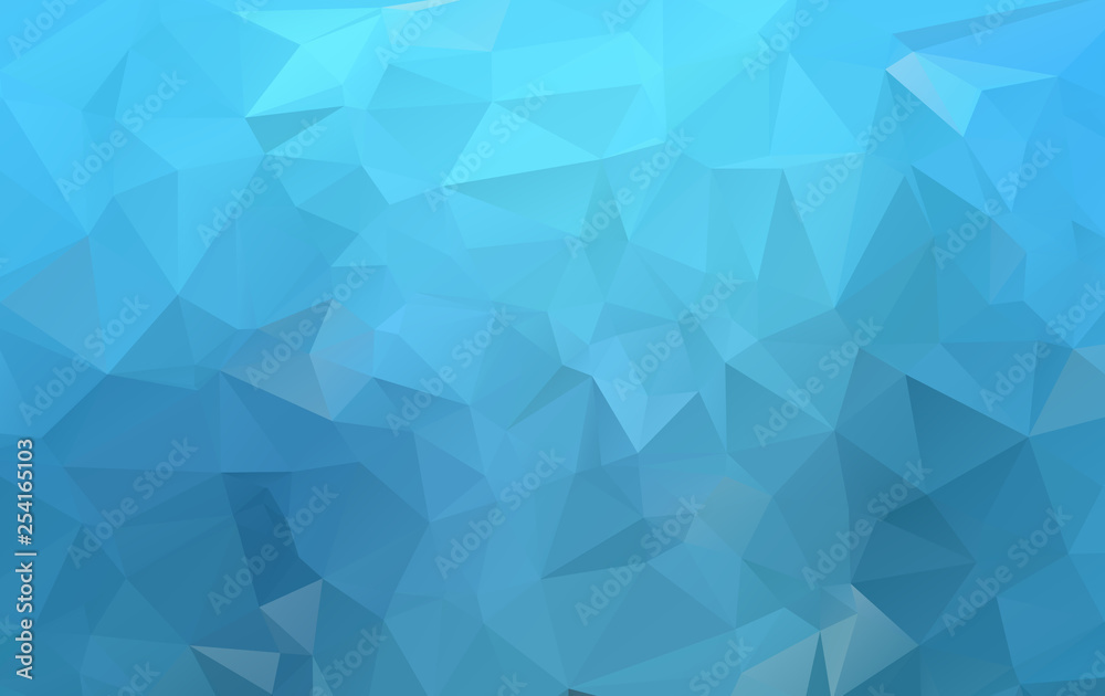 Dark BLUE vector polygonal pattern. Brand-new colored illustration in blurry style with gradient. Brand-new style for your business design.