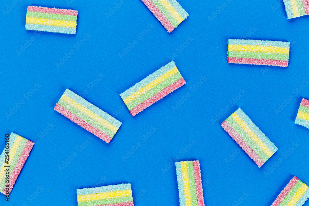 jelly sweets scattered jelly sweets scattered