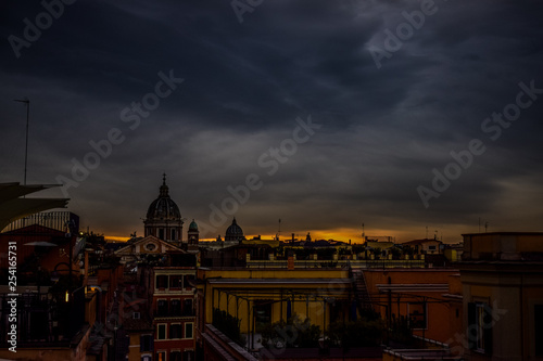 Sunset by the Spanish Steps