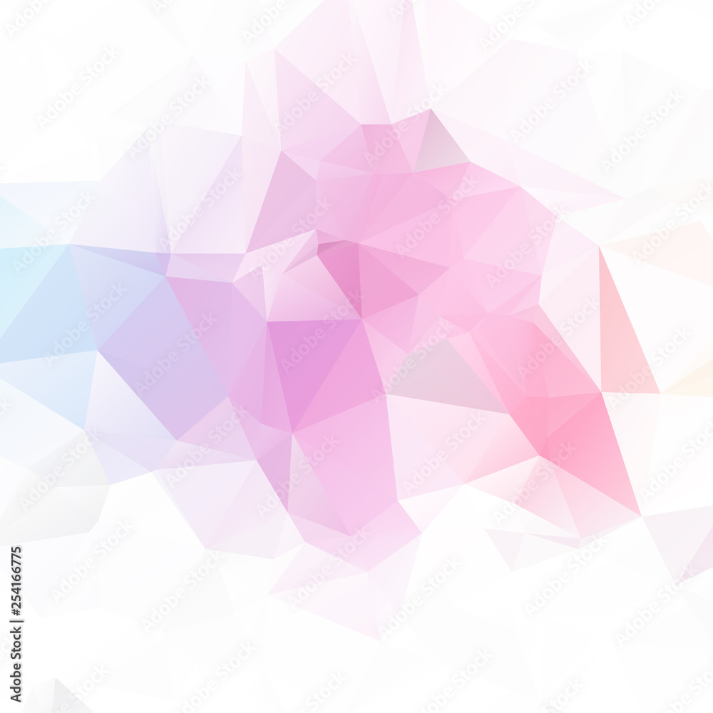 Naklejka premium Light color geometric rumpled triangular low poly origami style gradient illustration graphic background. Vector polygonal design for your business.
