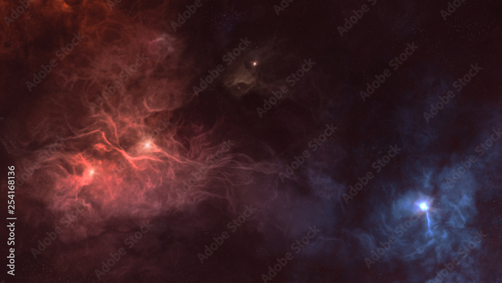 beautiful space nebula with clouds and stars beautiful space nebula with clouds and stars
