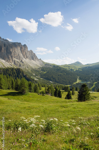 Dolomite mountain alpes landscape