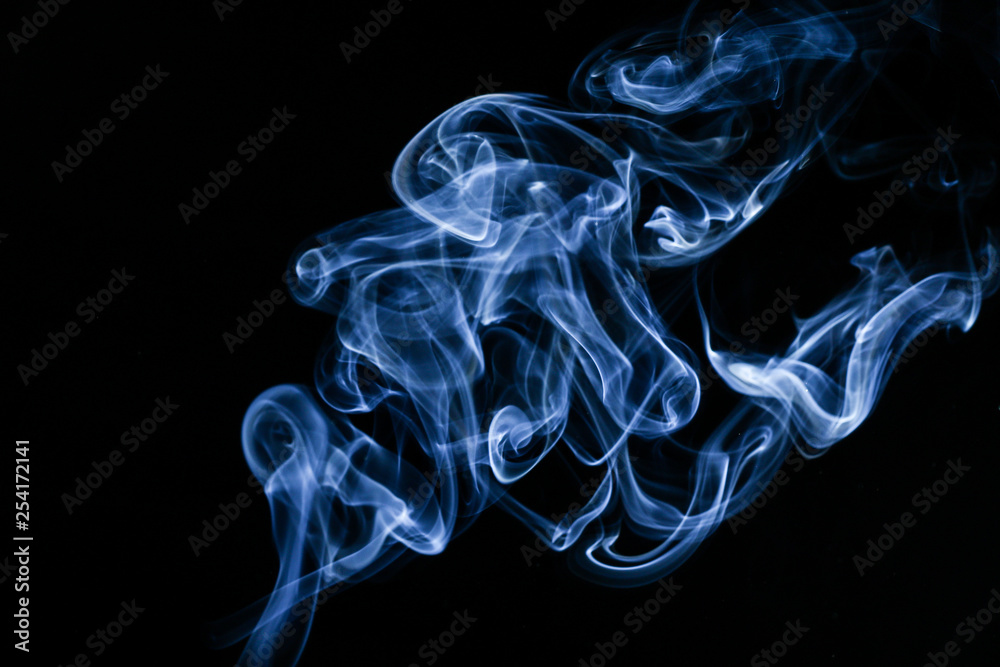 The abstract picture of the smoke. 