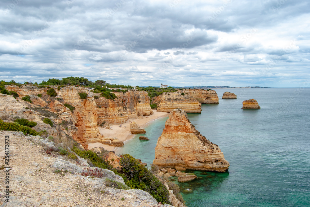 Marinha beach in Algarve, Portugal