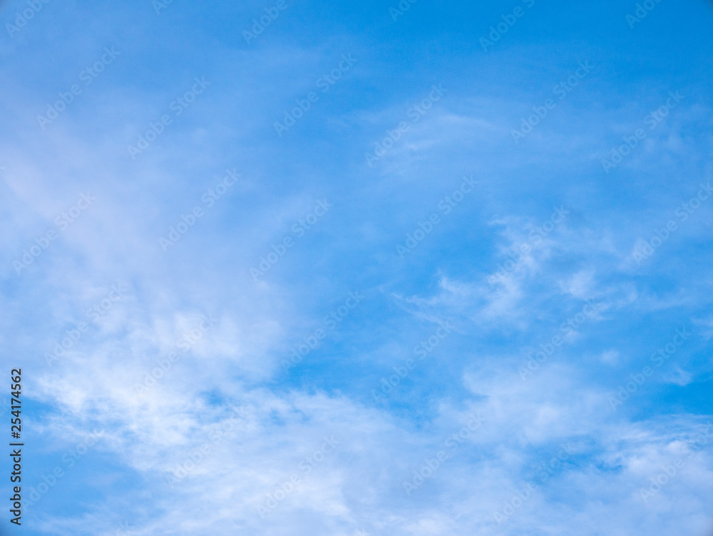 Clouds in the blue sky background Clouds in the blue sky background