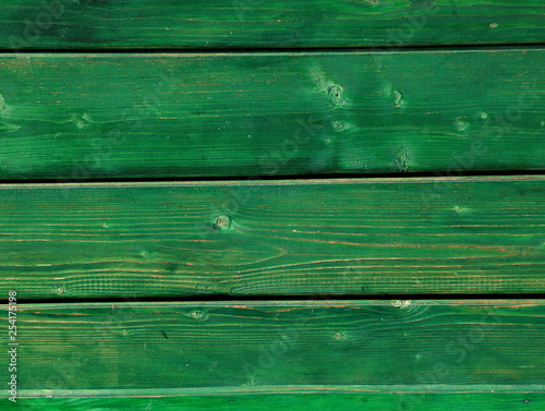 Green wood planks as a background