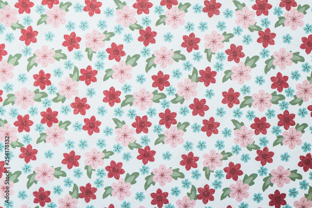 Arrière plan motif floral aux couleurs vives Arrière plan motif floral aux couleurs vives