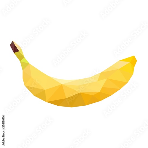 banana isolated on white background
