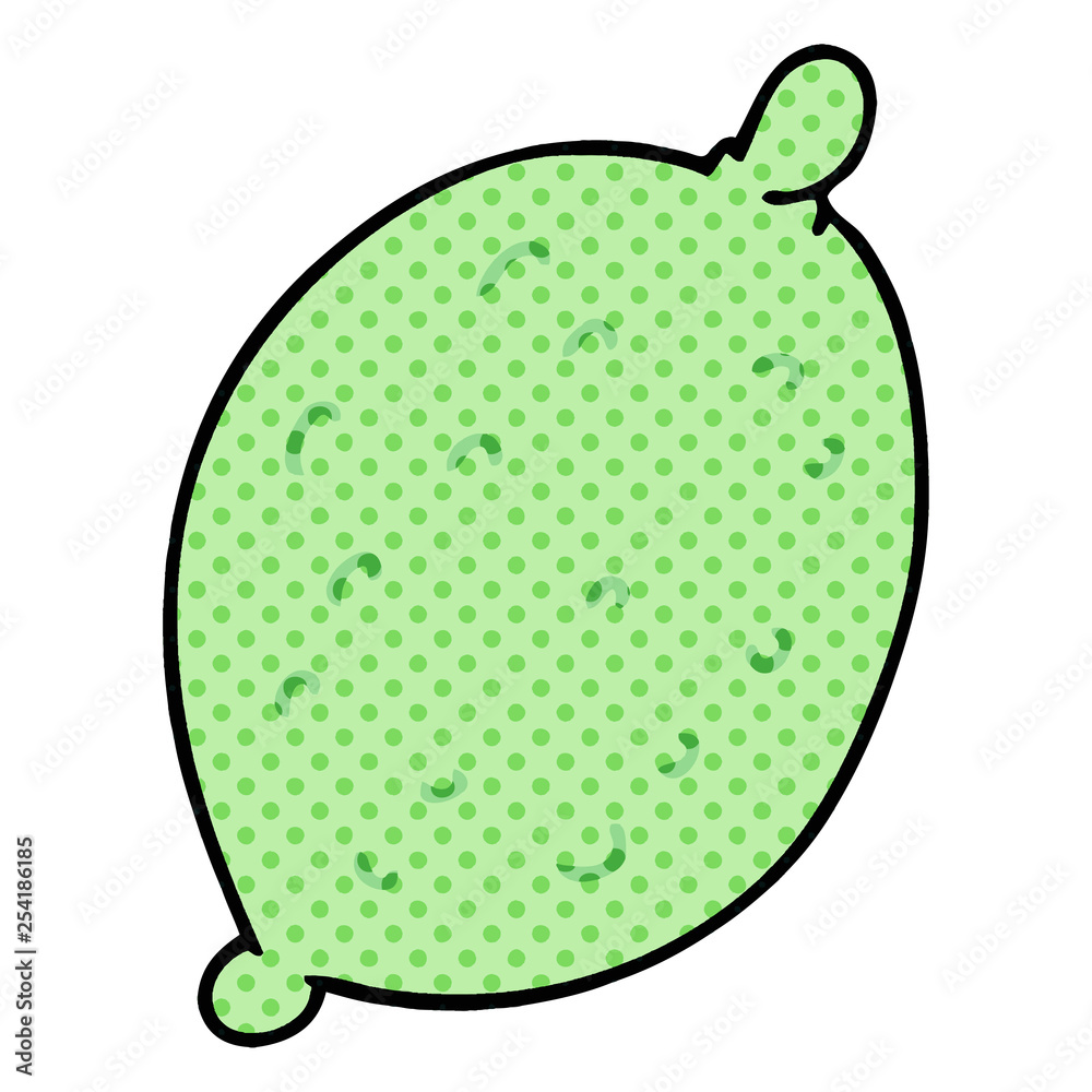 quirky comic book style cartoon lime quirky comic book style cartoon lime